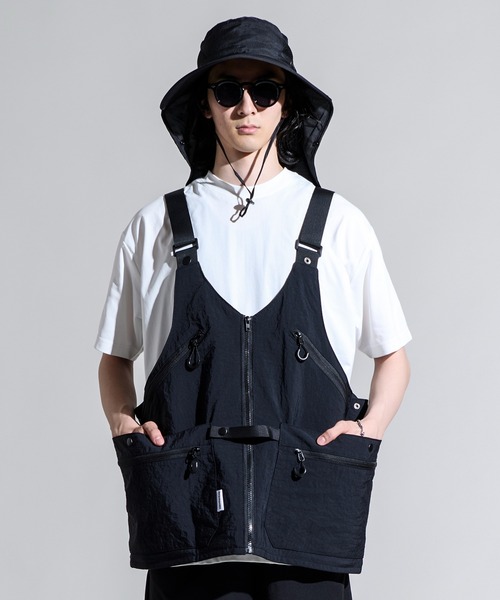 ジエダ OPEN NECK SHORT VEST オープンネックショートベスト JieDa ベスト ジレ ジエダ / OPEN NECK SHORT VEST オープン