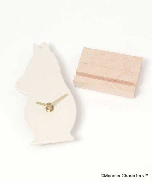スタジオクリップ　ムーミン　陶製　時計 studio CLIP（スタディオクリップ） 時計 トウキ置き型時計「ムーミン