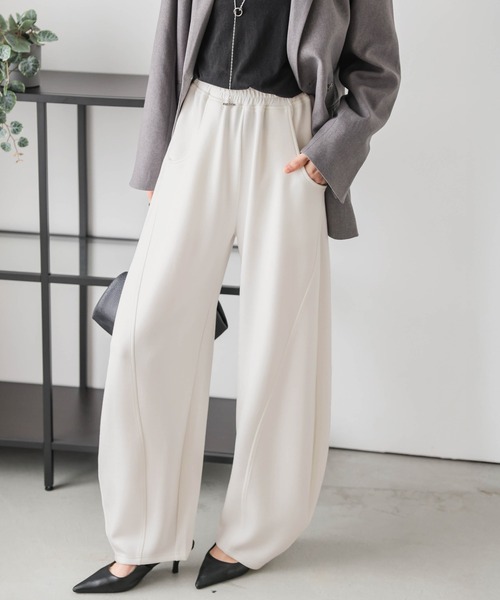 T.japanカーブパンツブラック 新品未使用 D.HYGEN - Non-ply Yarn Lined Drop Crotch Cargo Wide Jogger