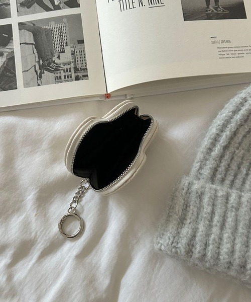 DEVICE（デバイス） ポーチ ぷくぷく ハート ミニポーチ チャーム