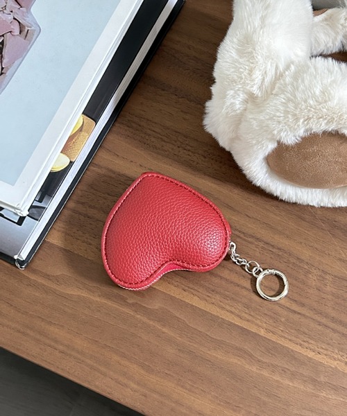 DEVICE（デバイス） ポーチ ぷくぷく ハート ミニポーチ チャーム