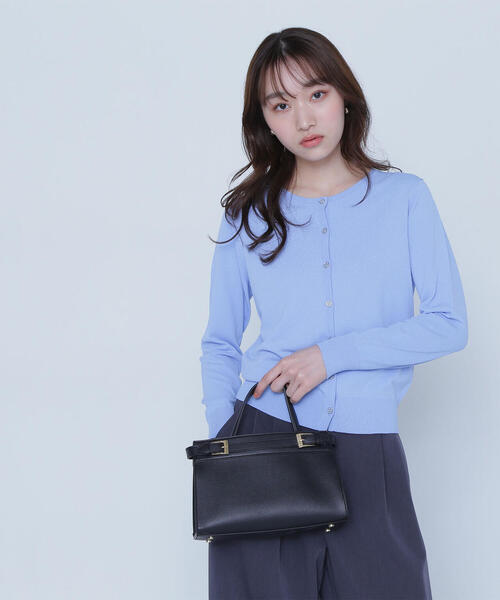 カーディガン レーヨンナイロンカーディガン レディース NATURAL BEAUTY BASIC カーディガン レーヨンナイロン