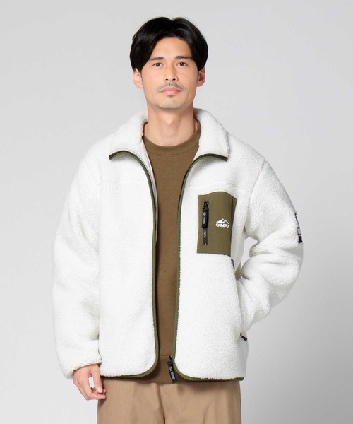 CAMP7（キャンプセブン） ジップアップブルゾン M オフホワイト メンズ
