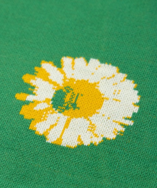 「NYLAUS」 「patina」ニットカーディガン M イエロー メンズ_画像2