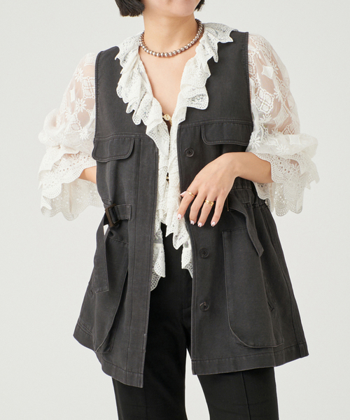 IENA LA BOUCLE コート アウター ソフトコットンユーティリティ