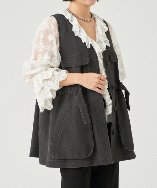 未使用 IENA LA BOUCLE コードエンブ ベスト 定価30800円 8033001717808_1.jpg?v=