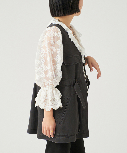 IENA LA BOUCLE コート アウター ソフトコットンユーティリティ