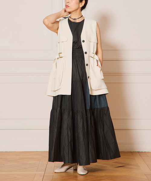 IENA LA BOUCLE コート アウター ソフトコットンユーティリティ