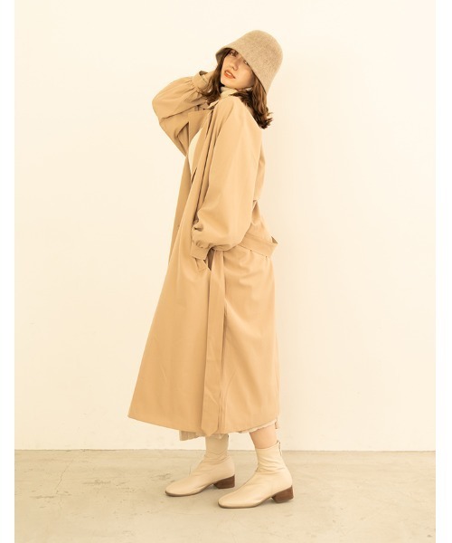 chocomee」 トレンチコート ONESIZE ベージュ レディース : ZOZOTOWN