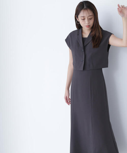 NATURAL BEAUTY BASIC ワンピース ショートジャケット