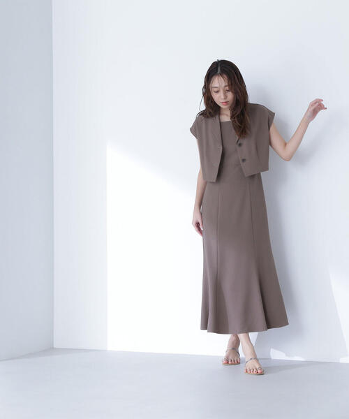 NATURAL BEAUTY BASIC ワンピース ショートジャケット