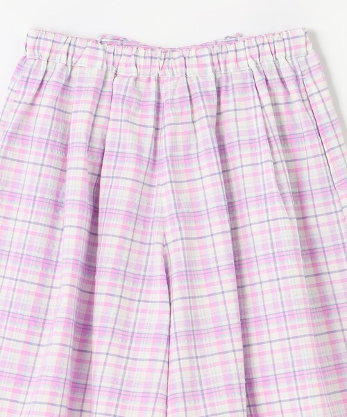 any FAM パンツ チェック柄キュロット キッズ 子供服 女の子