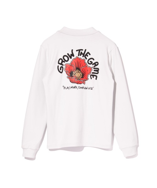 DEVEREUX GOLF tシャツ WOMENS Grow the Game Flower KRモックネック