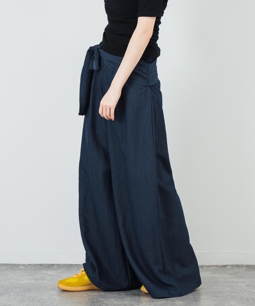 新入荷 ANAP パンツ ウエストマーク ワイドパンツ レディース パンツ