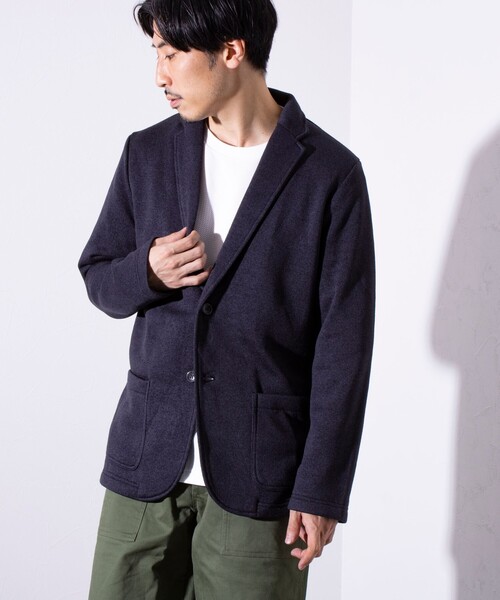 「GLOSTER」 テーラードジャケット S ネイビー メンズ_画像3