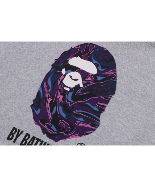 A BATHING APE 「A APE」 プルオーバーパーカー X-LARGE グレー