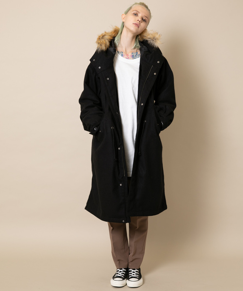 AIVER（アイバー） モッズコート MEDIUM カーキ メンズ : ZOZOTOWN