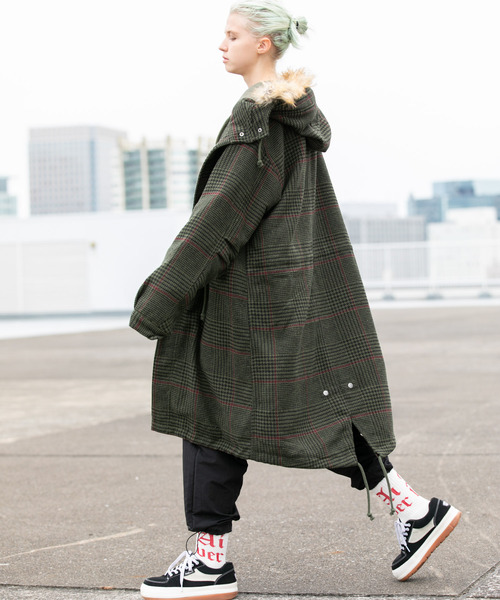 AIVER（アイバー） モッズコート MEDIUM カーキ メンズ : ZOZOTOWN