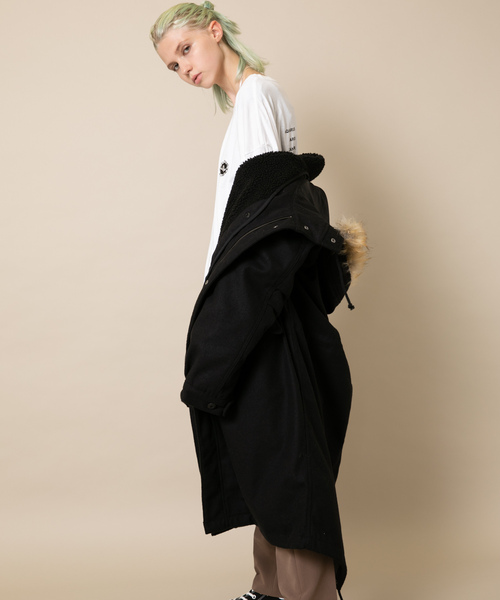 AIVER（アイバー） モッズコート MEDIUM カーキ メンズ : ZOZOTOWN