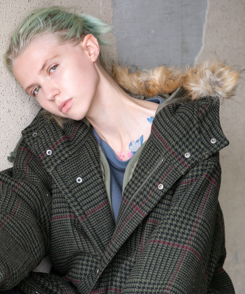 AIVER（アイバー） モッズコート MEDIUM カーキ メンズ : ZOZOTOWN