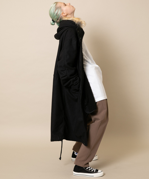 AIVER（アイバー） モッズコート MEDIUM カーキ メンズ : ZOZOTOWN