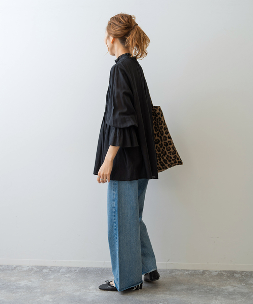 Spick＆Span 「Spick & Span」 長袖チュニック FREE オレンジ