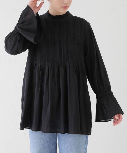 「Spick & Span」 長袖シャツ FREE オレンジ レディース Spick＆Span 「Spick & Span」 長袖チュニック FREE オレンジ