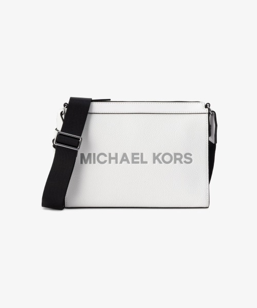 【新品未使用】✨MICHAEL KORS クロスボディバック　ウエストポーチ　白 Michael Kors ボディバッグ マイケルコース 肩掛け ショルダー