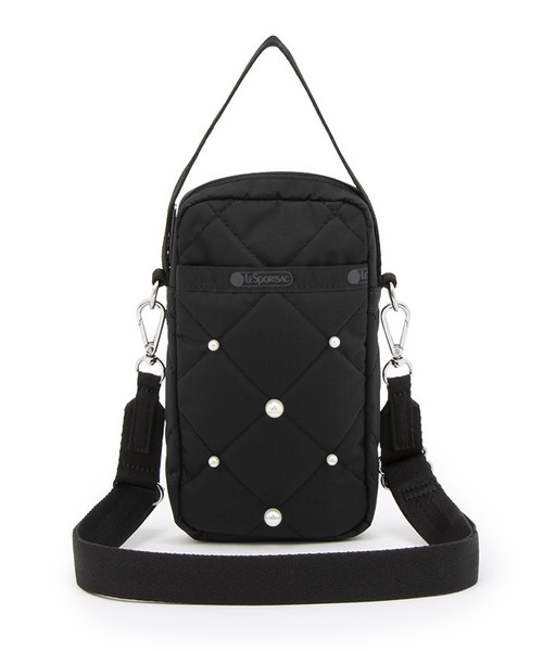 ショルダーバッグ・ポシェット Pearl phone bag \"No.5\" LeSportsac ショルダーバッグ バッグ MINI PHONE W PEARLS