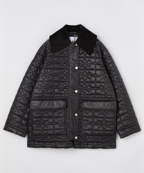 GANNI（ガニー） ブルゾン アウター Shiny Quilt Midi Jacket / W0343