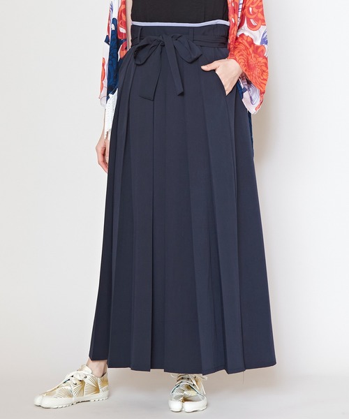 倭物やカヤ 花の趣羽織＆小夜袴ならいスカート 2着セット カヤ ロング スカート 「カヤ」小夜 袴ならいスカート : ZOZOTOWN
