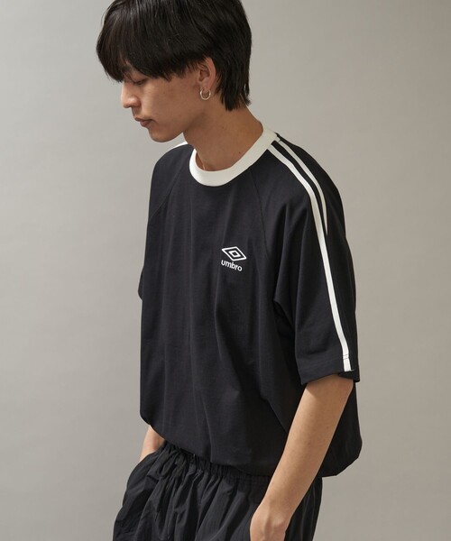 「UMBRO」 半袖Tシャツ LARGE ブラック メンズ