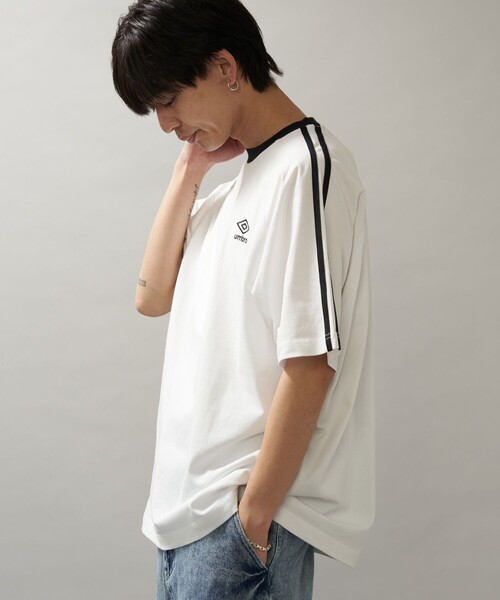 「UMBRO」 半袖Tシャツ LARGE ブラック メンズ