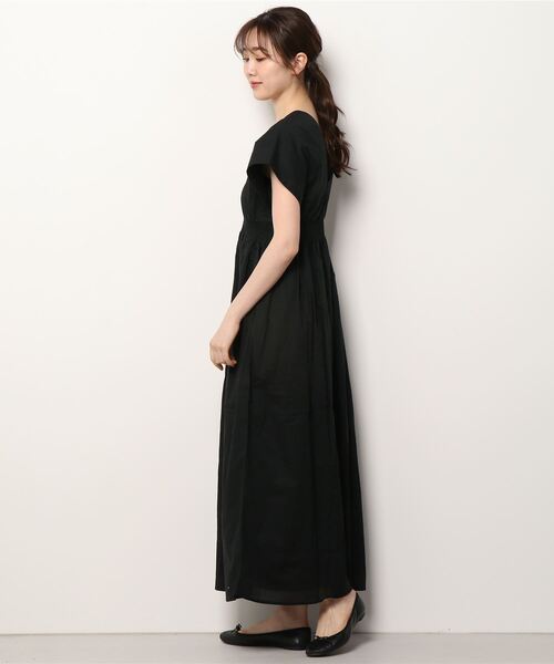 マリハ　ノースリーブワンピース￼￼ 36 MARIHA 「MARIHA」 ノースリーブワンピース 36 ブラック