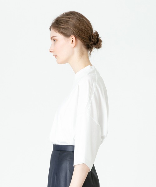 [allureville] 7 минут рукав cut and sewn 2 черный женский 