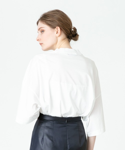 [allureville] 7 минут рукав cut and sewn 2 черный женский 