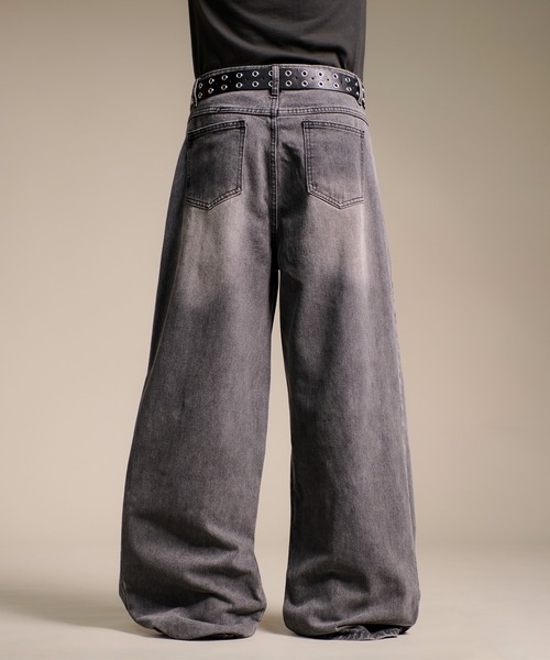 CALIFORNIA OUTFITTERS ワイドパンツ ジーンズ 7A8 サイド切り替え