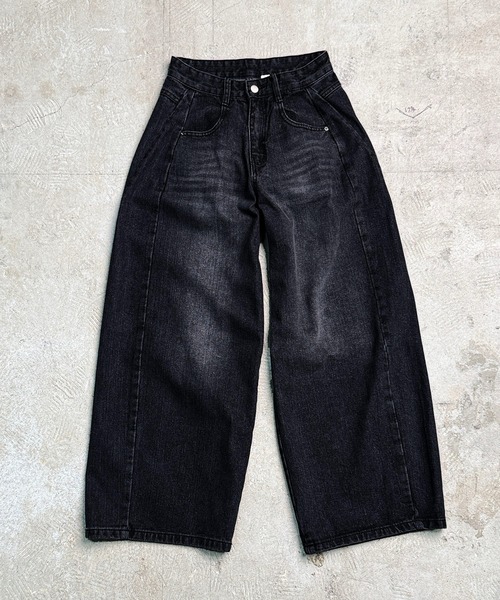 CALIFORNIA OUTFITTERS ジーンズ 7A8 サイド切り替えワイドデニム