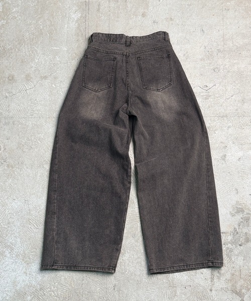 CALIFORNIA OUTFITTERS ワイドパンツ ジーンズ 7A8 サイド切り替え
