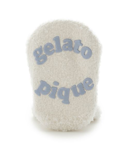 新品 gelato pique（ジェラート ピケ） ベビモアイスドレス&ソックス べビモコハートベアさがらリブソックス(ソックス)｜ルームウェア