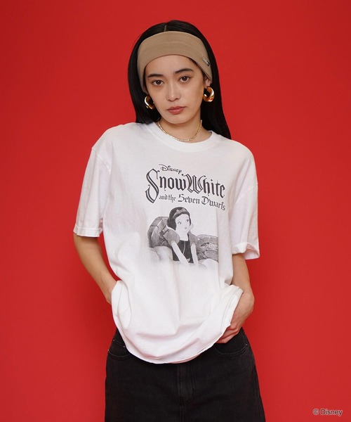 tシャツ 白雪姫/オーバーサイズTシャツ レディース