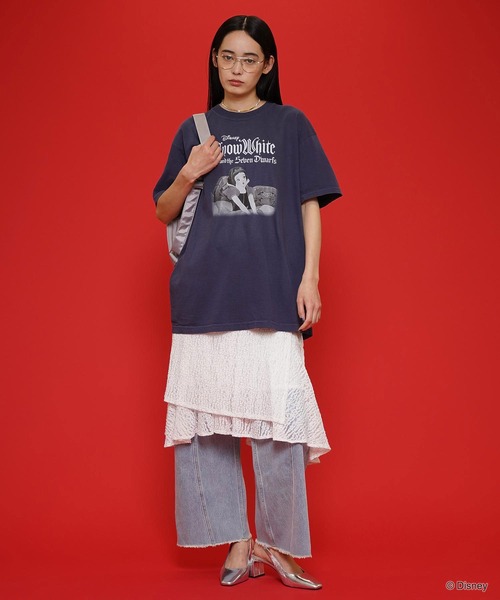 DISPATCHER NO.8 tシャツ 白雪姫/オーバーサイズTシャツ レディース