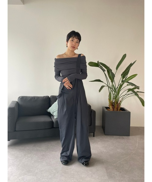 HANNE 「HANNE」 オールインワン SMALL ネイビー レディース