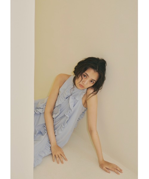 NOTRE emor ワンピース ruffled wave frill dress : ZOZOTOWN