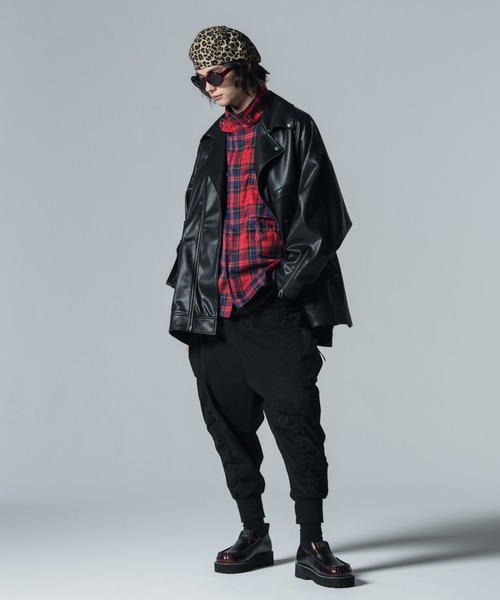 glamb 「glamb」 サルエルパンツ M ワイン メンズ : ZOZOTOWN