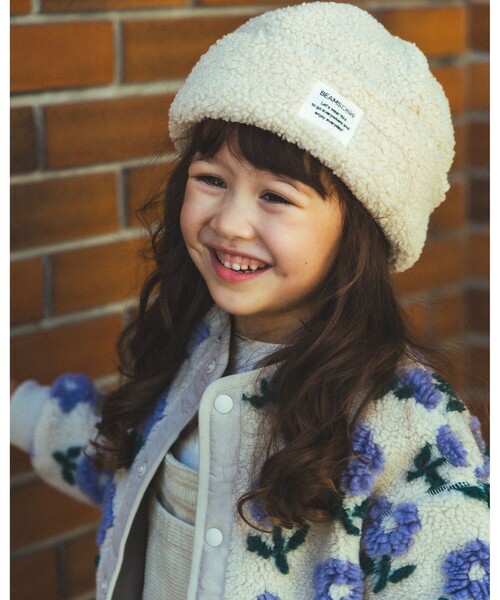 BEAMS mini（ビームス ミニ） 帽子 ハット ボアロール キャップ 2025FW