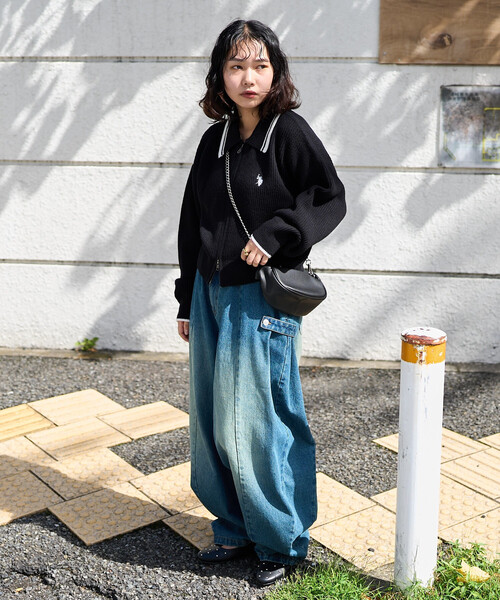 カーディガン U.S. POLO ASSN. × PUBLUX/ユーエスポロアッスン 襟ライン入り ドライバーズニット　限定展開 レディース | PUBLUX | 07