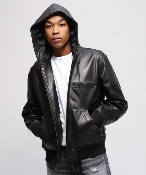 ブルゾン アウター GOAT VEGE HOODED JACKET / ゴート ベジ フーデッド ジャケット / AVIREX / アヴィレックスの画像