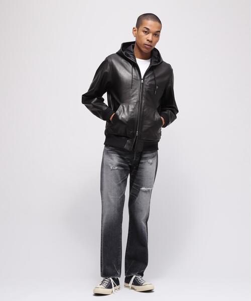 ブルゾン アウター GOAT VEGE HOODED JACKET / ゴート ベジ フーデッド ジャケット / AVIREX / アヴィレックスの画像