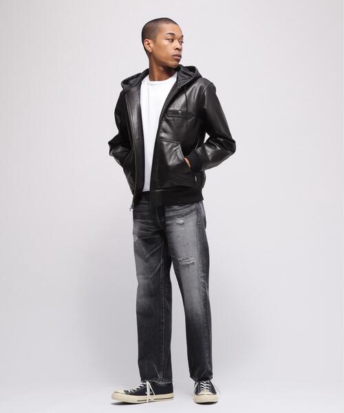 ブルゾン アウター GOAT VEGE HOODED JACKET / ゴート ベジ フーデッド ジャケット / AVIREX / アヴィレックスの画像
